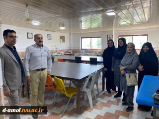 بازدید رییس سازمان فنی و حرفه ای شهرستان آمل و هیات همراه